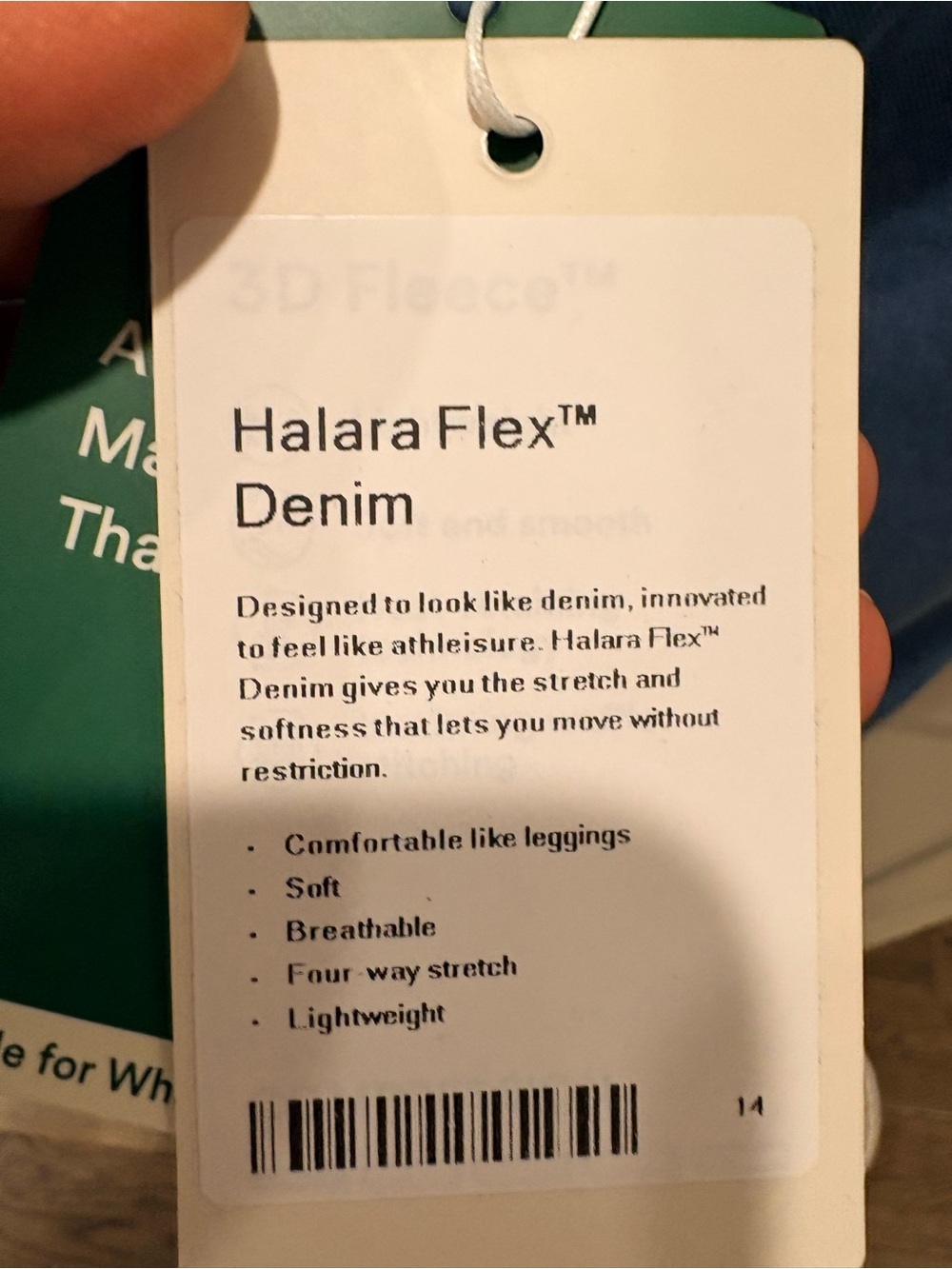 HALARA Light Denim Flared Jeggings - Picture 3 of 4